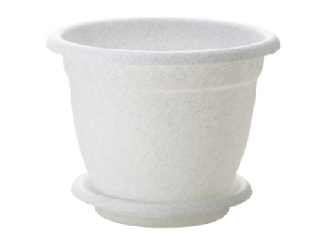 Горшок для цветов Борнео д 190 мм с подставкой №3 мраморный 42019/40